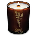 Hemlock Park Amber & Gold Wood Wick Candle – Lavender, 7.2 oz
