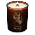 Hemlock Park Amber & Gold Wood Wick Candle – 7.2 oz Coconut Wax