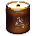 Hemlock Park Crackling Wood Wick Candle – Coconut Wax, 16 oz, Desert Prickly Pear