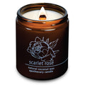Hemlock Park Crackling Wood Wick Candle - 8 oz, Scarlet Rose