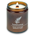Hemlock Park Crackling Wood Wick Candle – Handcrafted Coconut Wax (8 oz, Frankincense)