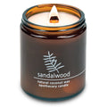 Hemlock Park Wood Wick Candle | Coconut Wax 8 oz Sandalwood