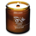 Hemlock Park Crackling Wood Wick Candle - 16 oz Coconut Wax, Pumpkin Creme