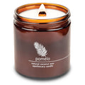 Hemlock Park Crackling Wood Wick Candle - 16 oz Pomelo Citrus, Handcrafted