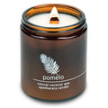 Hemlock Park Crackling Wood Wick Candle – Coconut Wax, Pomelo Citrus (8 oz)