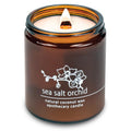Hemlock Park Crackling Wood Wick Candle - 8 oz | Sea Salt Orchid