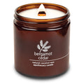 Hemlock Park Crackling Wood Wick Candle – Handcrafted with Natural Coconut Wax (16 oz, Bergamot Cedar)
