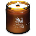Hemlock Park Crackling Wood Wick Candle – Large 16 oz Coconut Wax (Foxtail Fir)