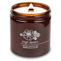 Hemlock Park Crackling Wood Wick Candle – Handcrafted Coconut Wax, 16 oz (High Desert)