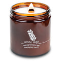 Hemlock Park Wood Wick Candle – 16 oz, White Sage | Handcrafted Coconut Wax