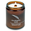 Hemlock Park Crackling Wood Wick Candle – 8 oz, Eucalyptus Mint