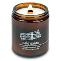 Hemlock Park Crackling Wood Wick Candle – Handcrafted Coconut Wax (8 oz, Palo Santo)