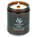 Hemlock Park Crackling Wood Wick Candle – 8 oz Bergamot Cedar