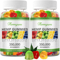 Hemp Gummies 2 Packs - Sleep, Pain & Anxiety Support - High Potency Organic Vegan Edibles