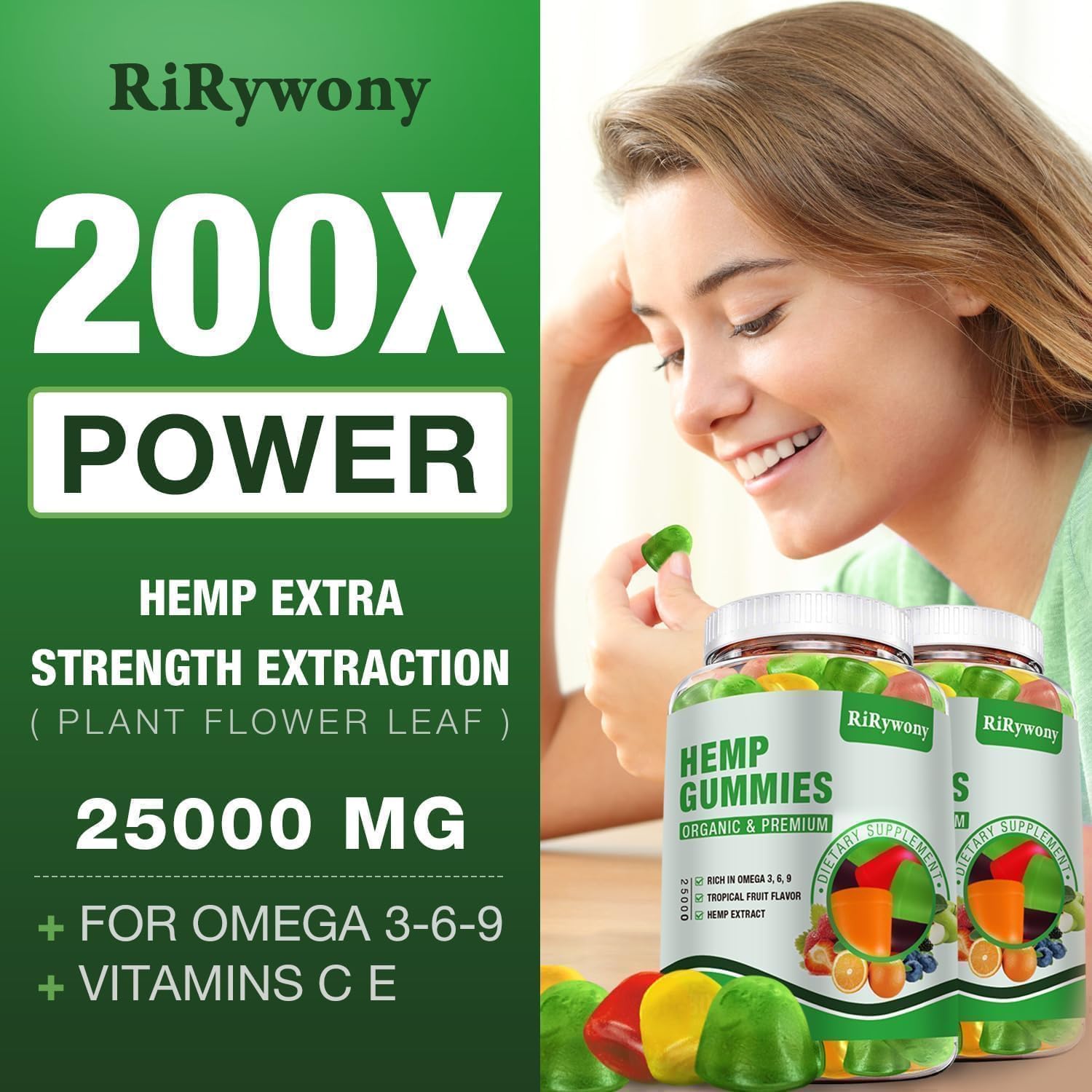 Hemp Gummies (3 Packs) - Premium Hemp Edibles