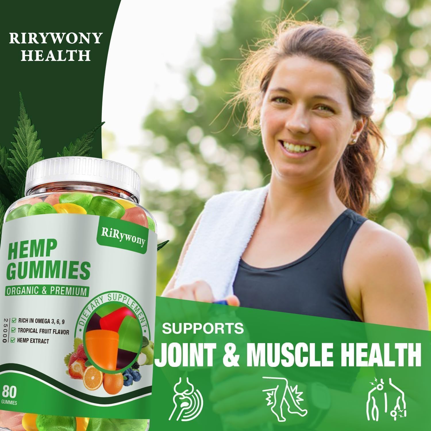 Hemp Gummies (3 Packs) - Premium Hemp Edibles