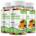 Hemp Gummies (3 Packs) – High Potency Organic Hemp Oil Extract, 240 Count