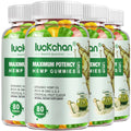 LUCKCHAN Hemp Gummies Advanced Extra Strength – 4-Pack for Sleep, Pain & Anxiety