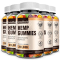 Hemp Gummies Edibles – Advanced Extra Strength Hemp Oil (Low Sugar, 5 Packs)