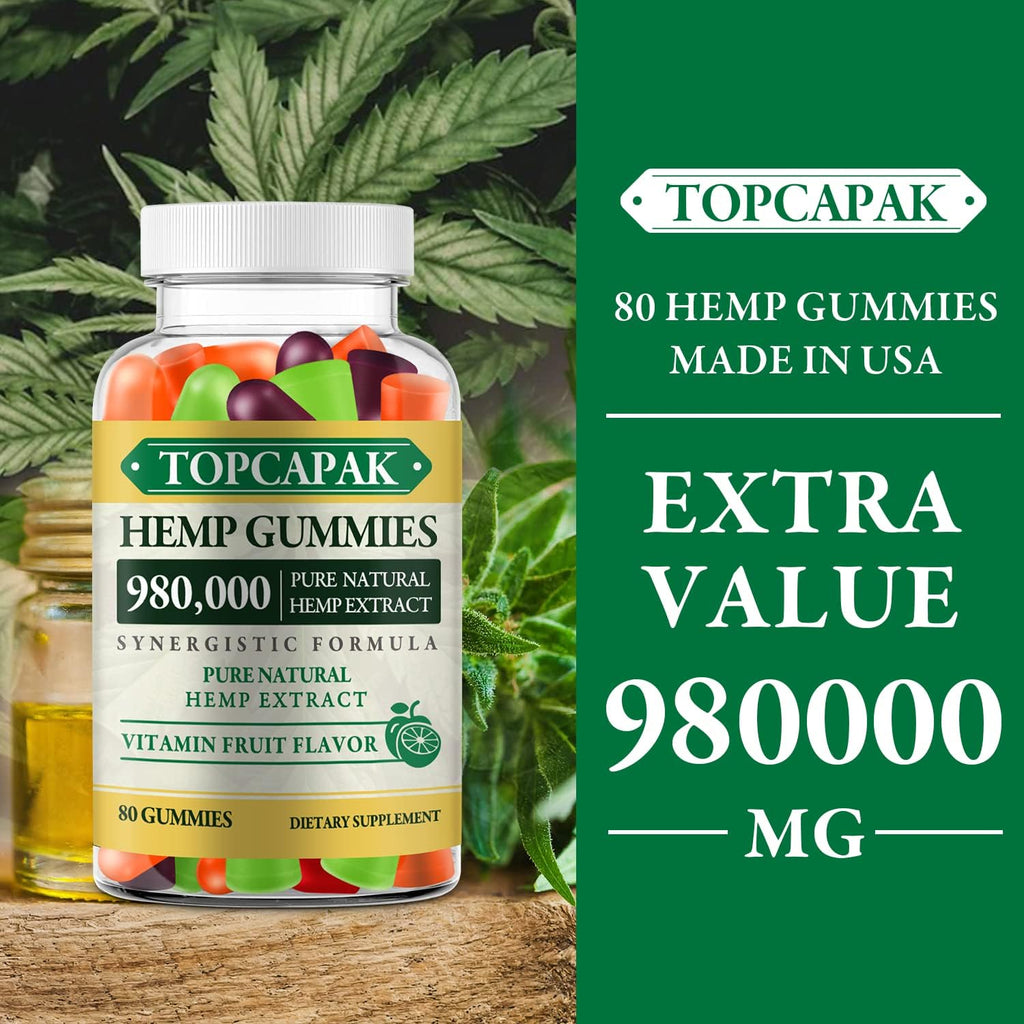 Hemp Gummies High Potency – Pain, Sleep & Anxiety Support for Adults