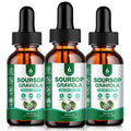 Hemyum Soursop Bitters Liquid (3 Pack) – 7-in-1 Graviola Drops with Organic Sea Moss, 6 oz (180 ml)
