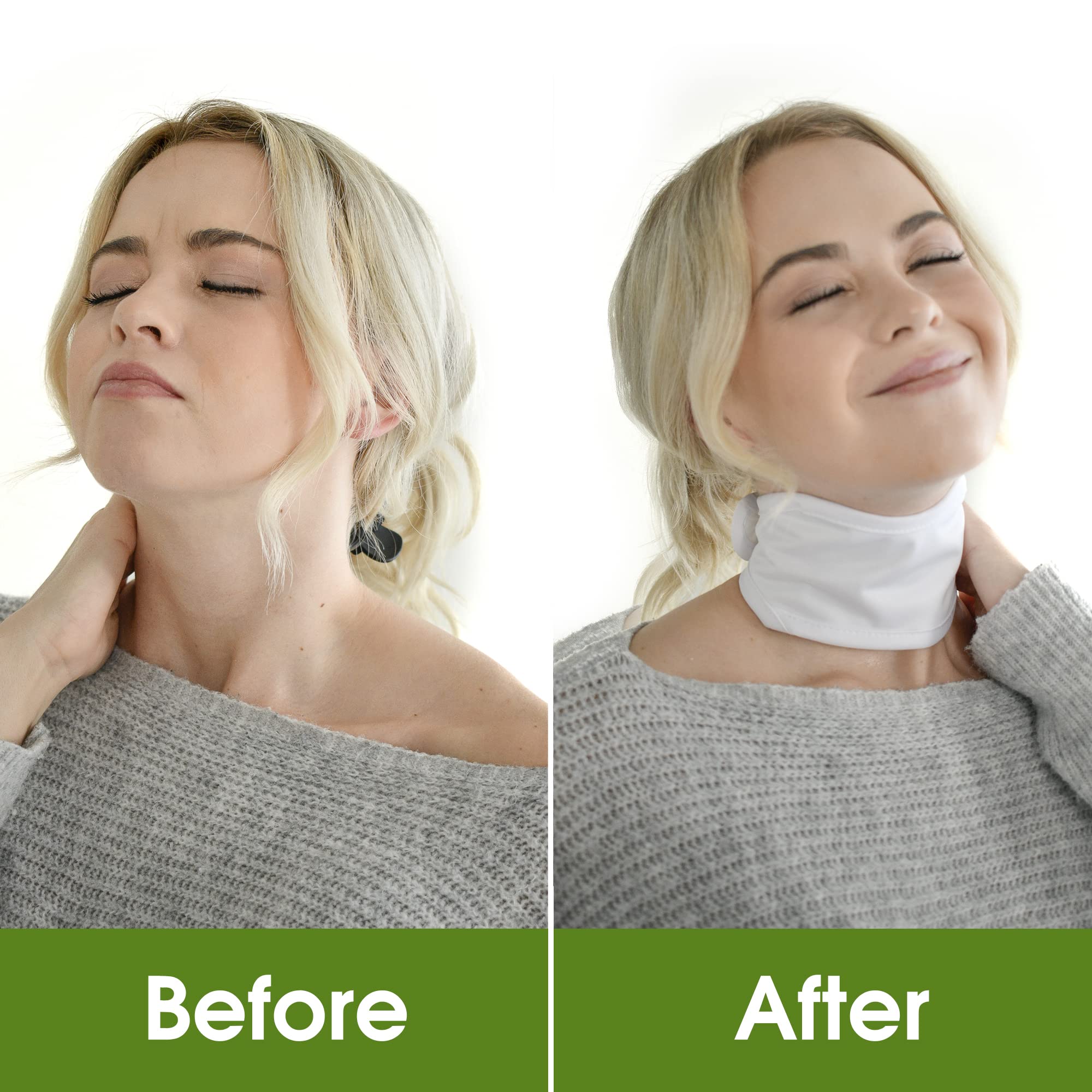 Henhecy Castor Oil Neck Wrap – Thyroid Support, Lymphatic Detox, Inflammation Relief