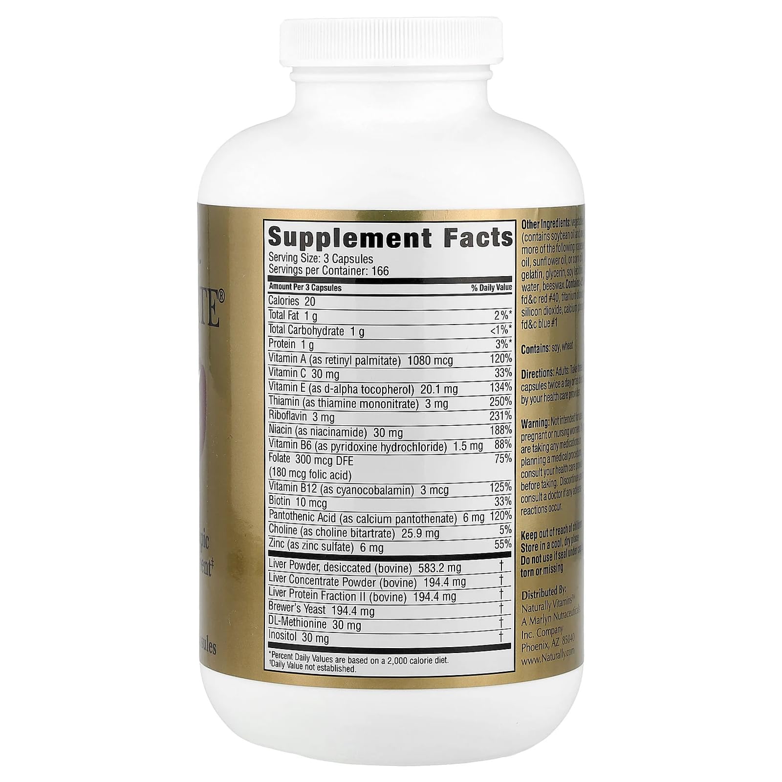 Marlyn HEP-FORTE: Liver Health Support Supplement with Beef Liver, Amino Acids, Antioxidants & Vitamins | 500 Softgels
