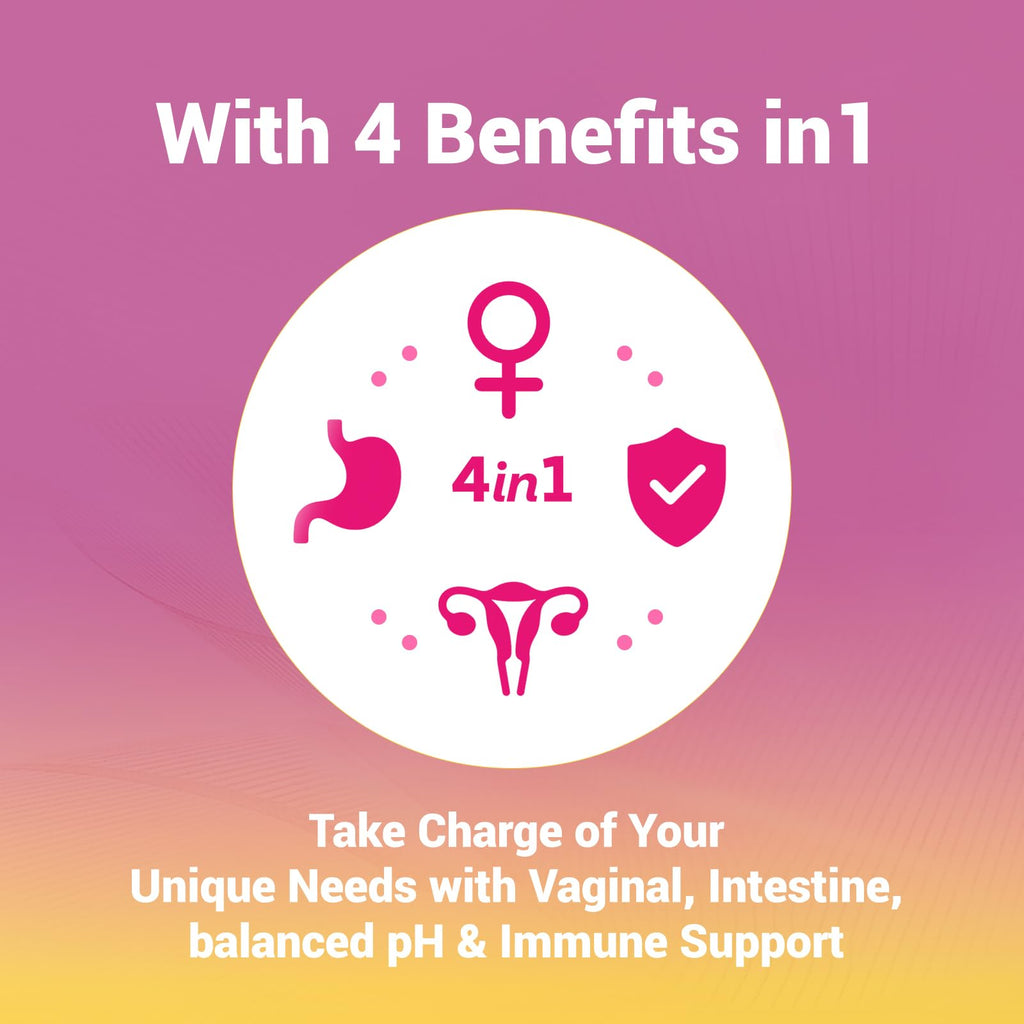 Her Juicy Women's Probiotic Gummies – pH Balance, Gut Health & Immunity (60 Gummies)