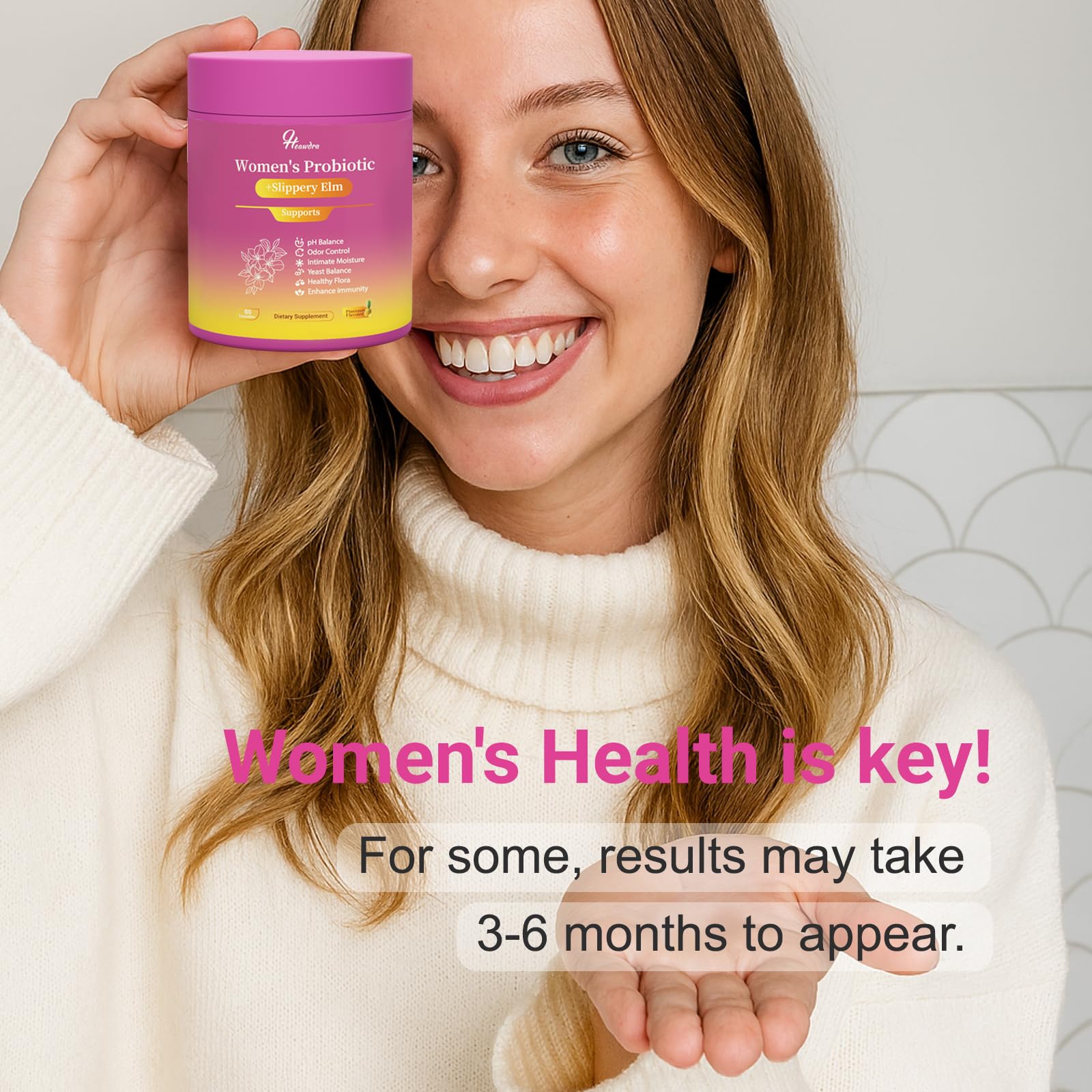 Her Juicy Women's Probiotic Gummies – pH Balance, Gut Health & Immunity (60 Gummies)
