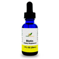 Herb-Science Liquid Biotin B7 – High-Absorption, Cold-Pressed D-Biotin USP, Vegan, Alcohol-Free, Sublingual Drops, No Artificial Flavors, Blue Cobalt Glass Bottle for Potency & Purity - 1 oz