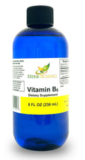 Herb-Science Liquid Vitamin B6 Drops, 8 Fl Oz – High Absorption Pyridoxine (Vegan, Alcohol-Free)