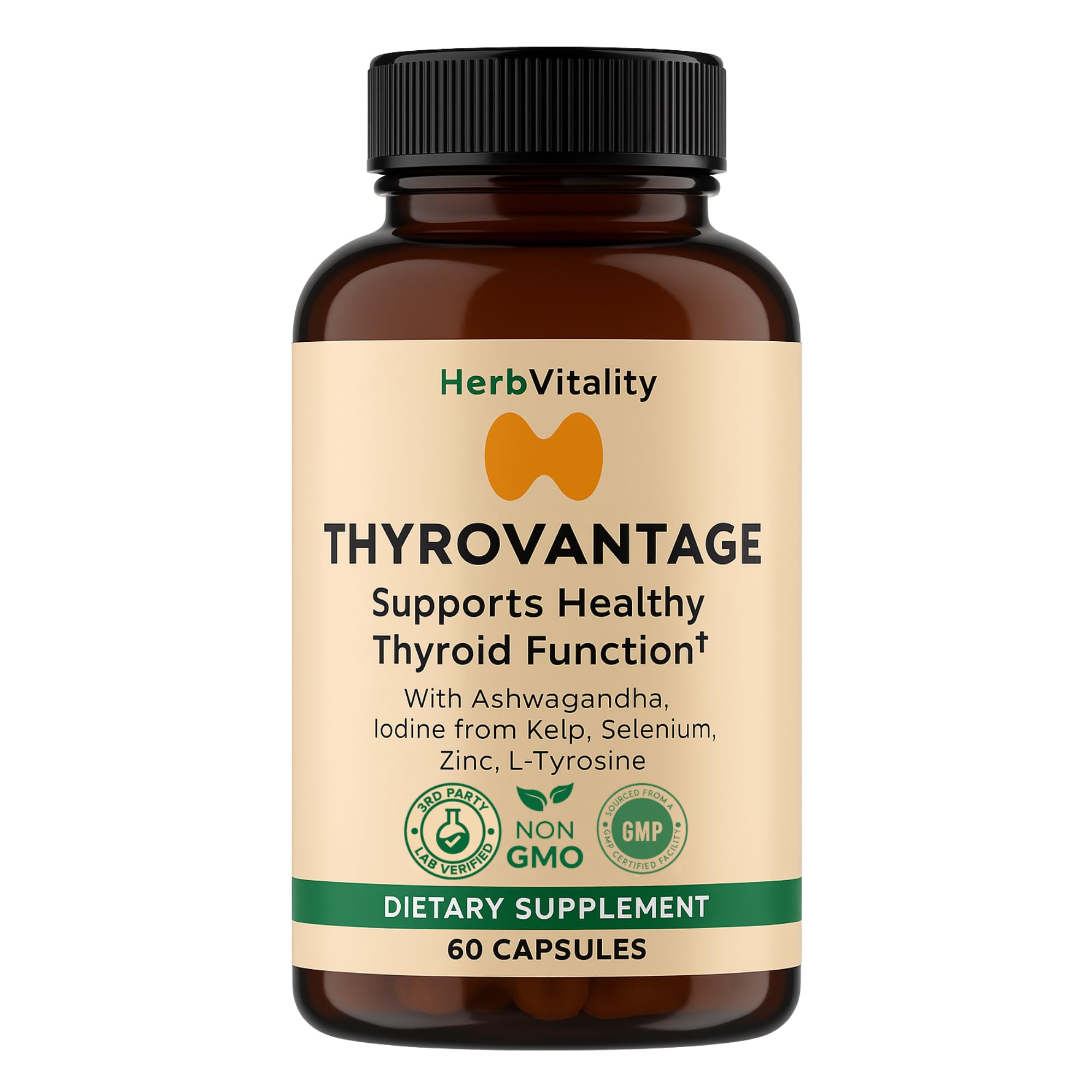 Herb Vitality Thyroid Support – Iodine, Ashwagandha & Kelp