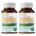 Herbal Destination Turmeric Supplement HRX - 60 Capsules (Pack of 2) | Turmeric Curcumin, Boswellia & Black Pepper Extract