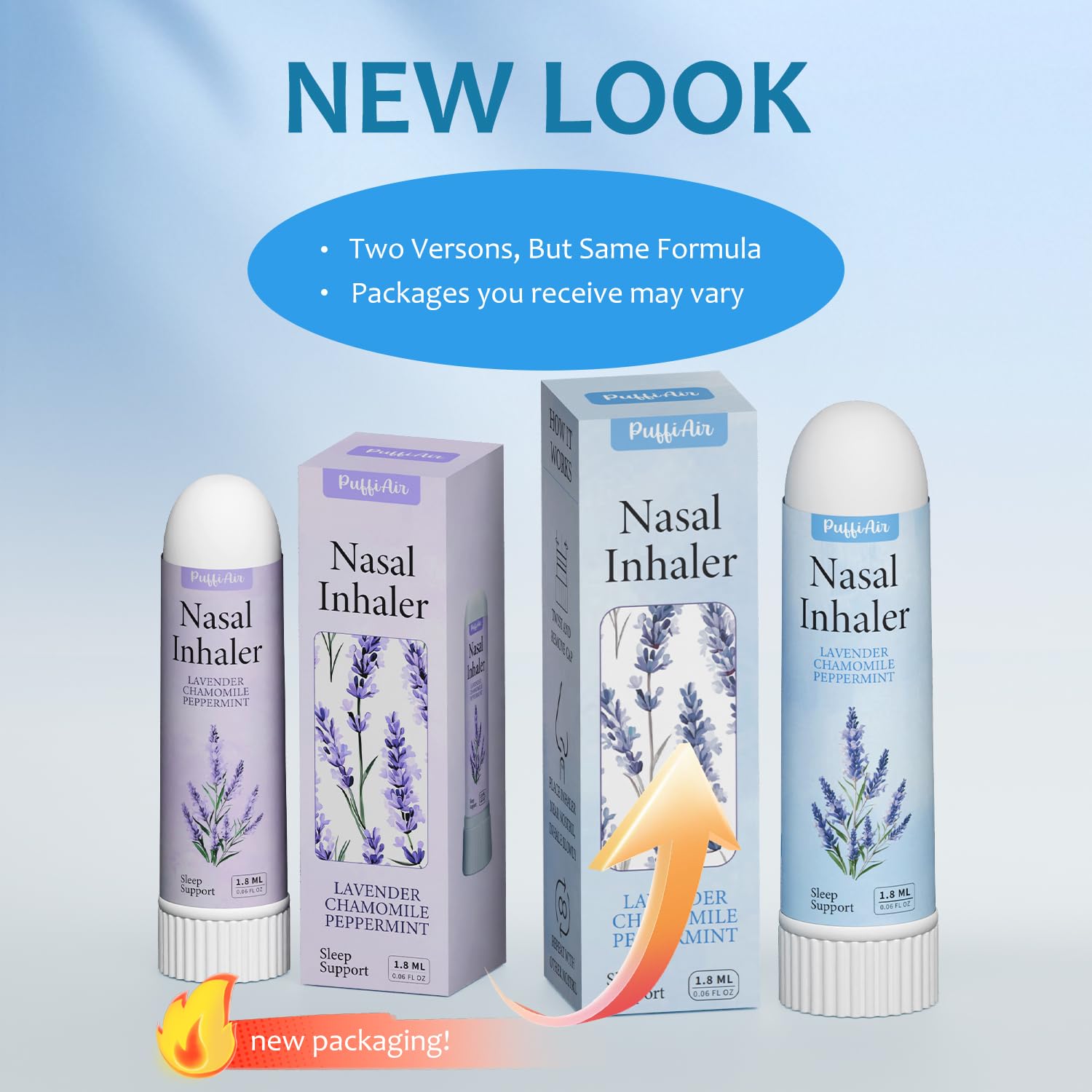 Herbal Diffuser Pen 600 Uses and Nasal Stick (1 Lavender Stick + 1 Nasal Stick)