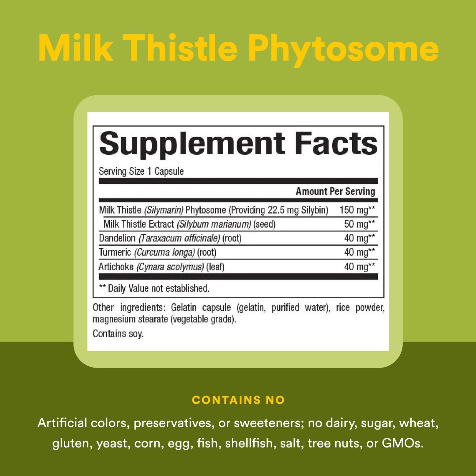 HerbalFactors Milk Thistle Phytosome – Liver Support, 90 Capsules