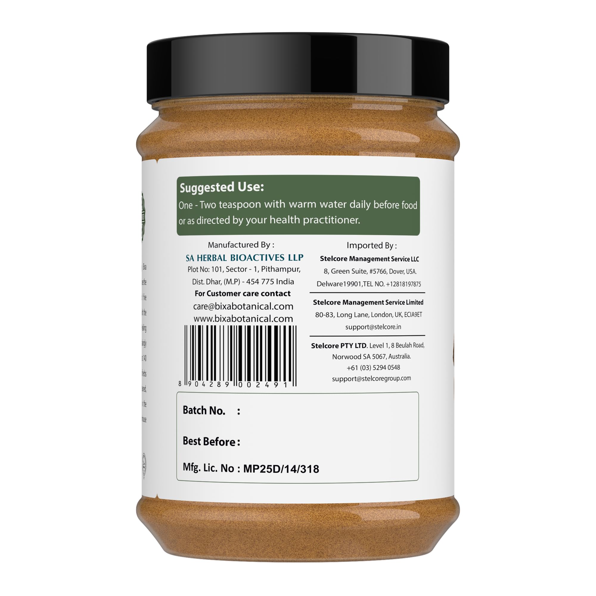 Bixa Botanical Coleus Forskohlii Root Powder – Forskolin-Rich, Lab-Tested, Vegan, Non-GMO (200g/7oz)