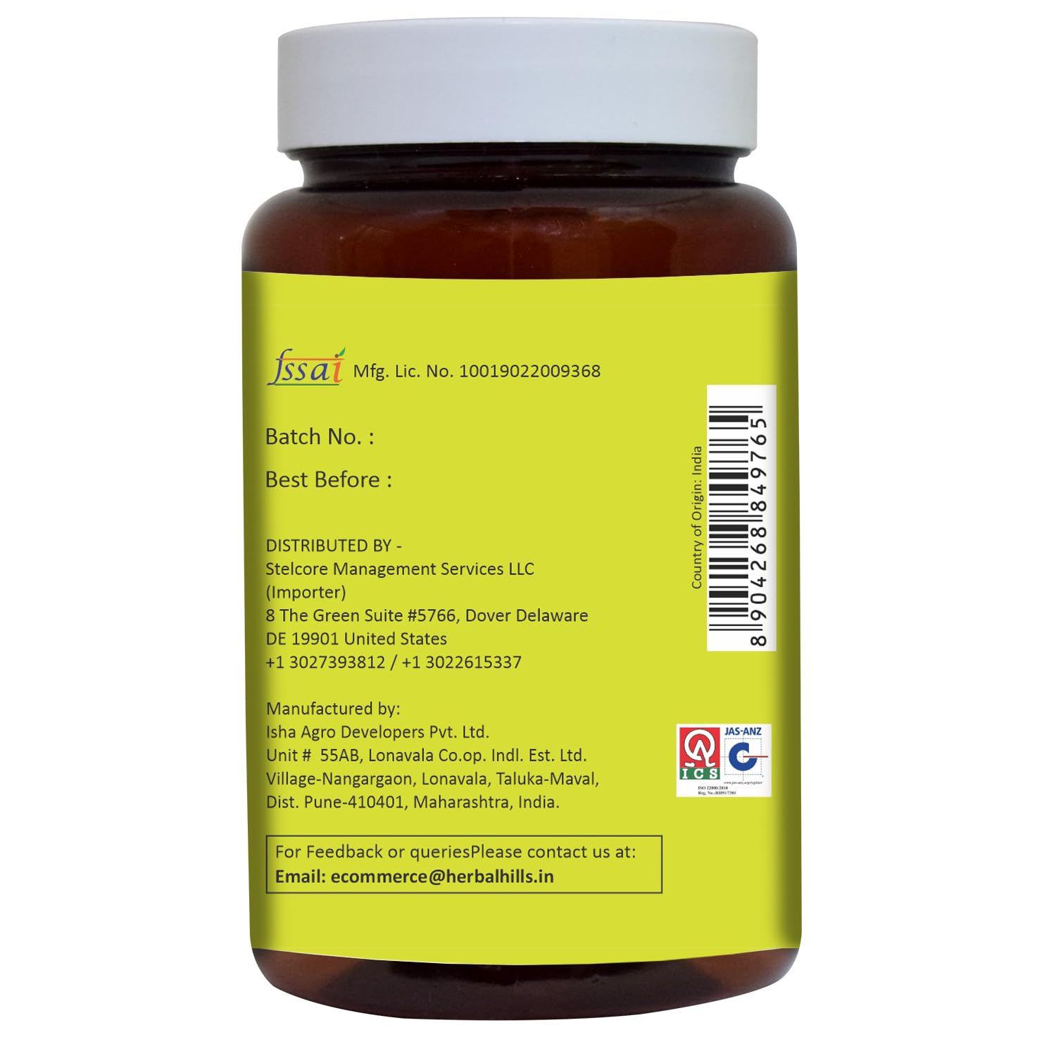HERBAL HILLS Barley Grass Tablets 120 Count - Vegan Friendly Superfood