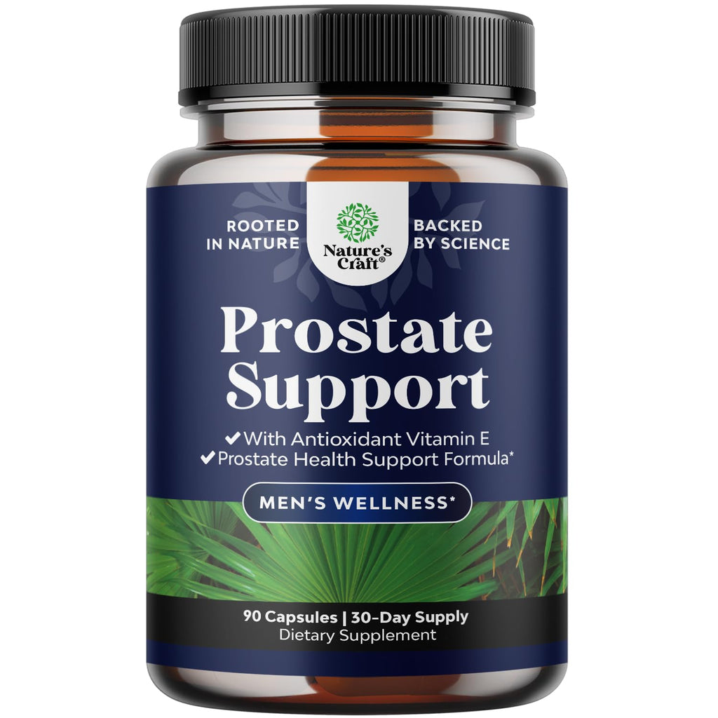 Herbal Prostate Supplement for Men - Pygeum & Saw Palmetto with Beta Sitosterol (90 Capsules) Urinary Tract Support