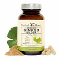 Herbal Roots Organic Ginkgo Biloba – 60 Vegan Capsules