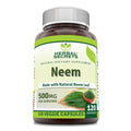 Herbal Secrets Neem Supplement - 500 Mg Per Serving | 120 Veggie Capsules | Non-GMO, Gluten Free, Made in USA