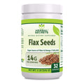 Herbal Secrets Organic Whole Flax Seeds Supplement – 14 g per Serving, 1 lb | Raw Vegan, Non-GMO, Gluten-Free, Made in USA