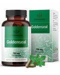 Goldenseal Root Capsules 700mg - Immune & Respiratory Support | Vegan, Non-GMO | Herbamama
