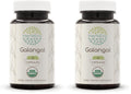 HerbEra Galangal 60 Capsules – 500 mg, USDA Organic Galangal (Alpinia Galangal) – Pack of 2