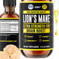 HERBIFY Lions Mane Supplement – Brain Booster, Focus & Clarity, Immune Support | 4 oz