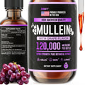 HERBIFY Mullein Drops – Lung Support & Immune Support, Made in USA, 4 Oz Grape Flavor