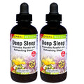 Herbs Etc. Deep Sleep - Natural Herbal Sleep Aid (Non-Habit Forming) 4 oz Liquid Extract - 2 Pack