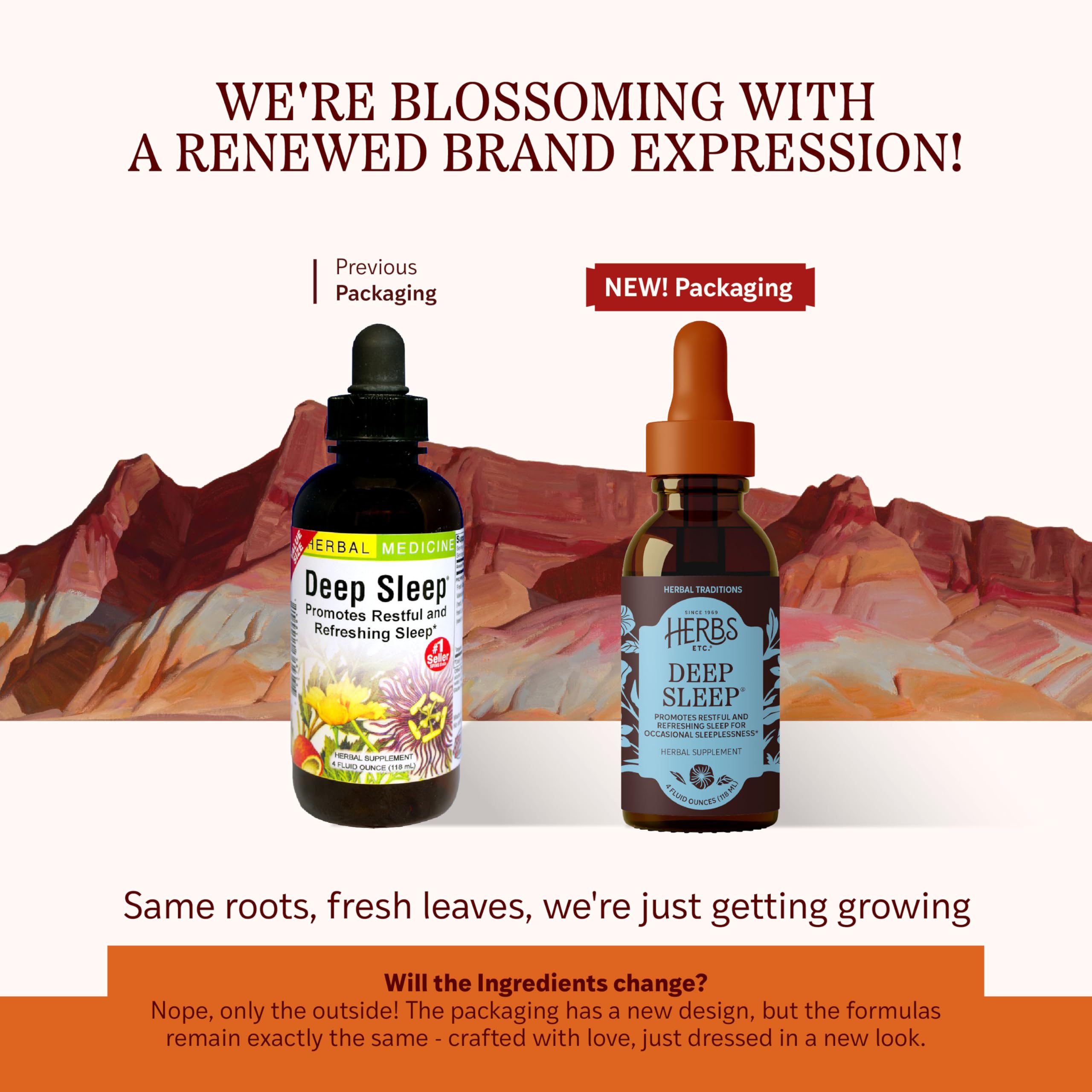 Herbs Etc. Deep Sleep Classic Liquid Extract - Gentle Herbal Sleep Support