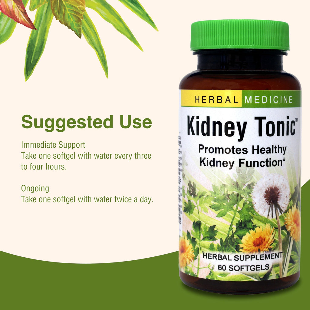 Herbs, Etc. Kidney Tonic Softgels – Natural Kidney Support (60 Servings)
