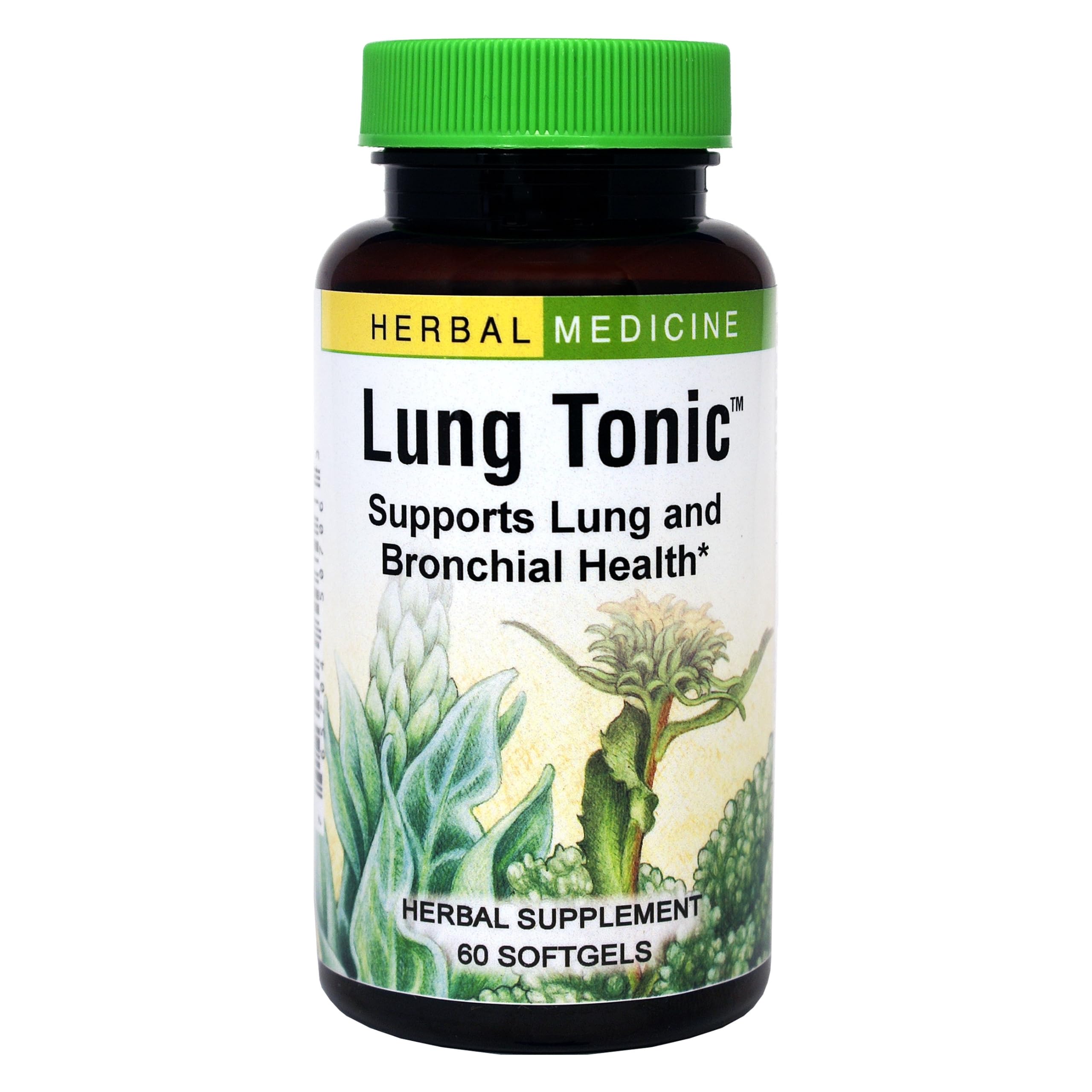 Herbs Etc. Lung Tonic - Lung & Respiratory Support - 60 Softgels