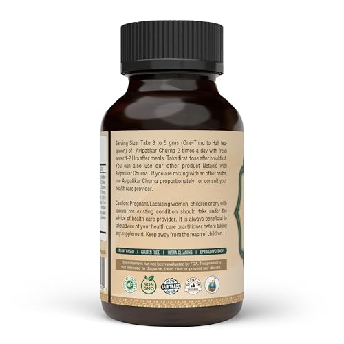 Herbsforever Avipatikar Churna | Ayurvedic Digestive Support | Non-GMO & Vegan | 100 GMS (Pack of 2)